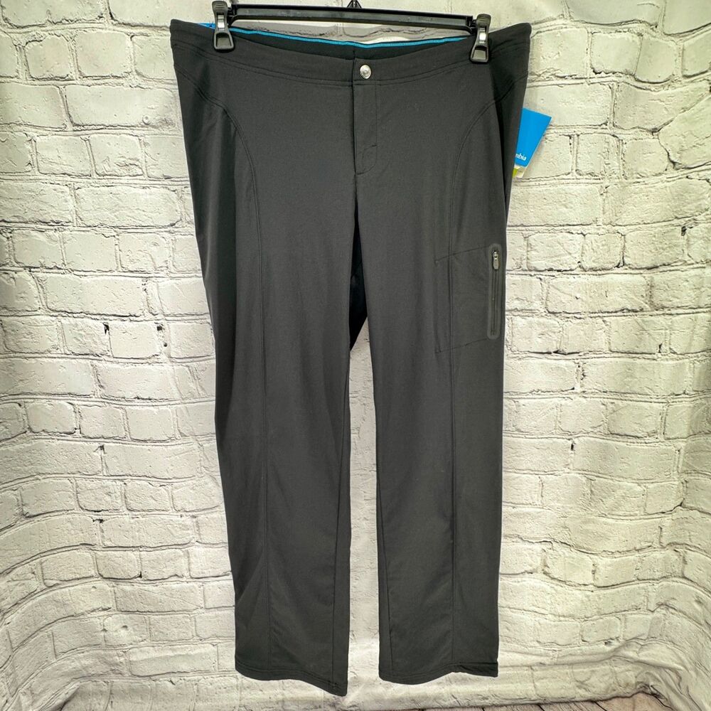 NWT Columbia Just Right Straight Leg Pants Women's 18 Reg Omni Shade Omni Shield